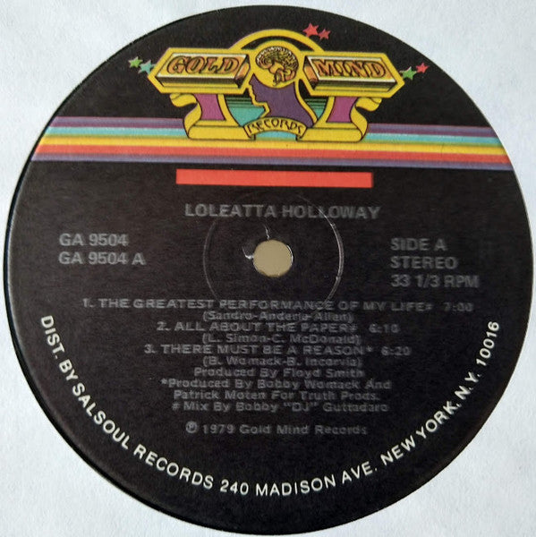 Loleatta Holloway ~ Loleatta Holloway (Vinyl) - Djungel & Jazz