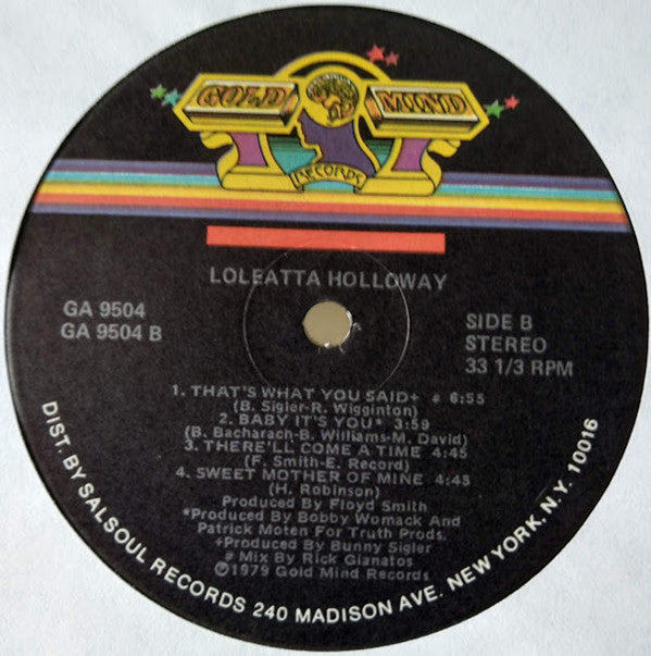 Loleatta Holloway ~ Loleatta Holloway (Vinyl) - Djungel & Jazz