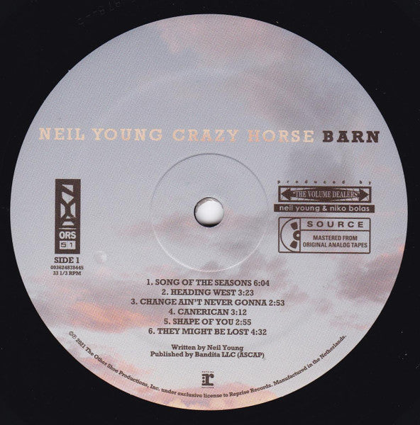 Neil Young With Crazy Horse ~ Barn (Vinyl) - Djungel & Jazz