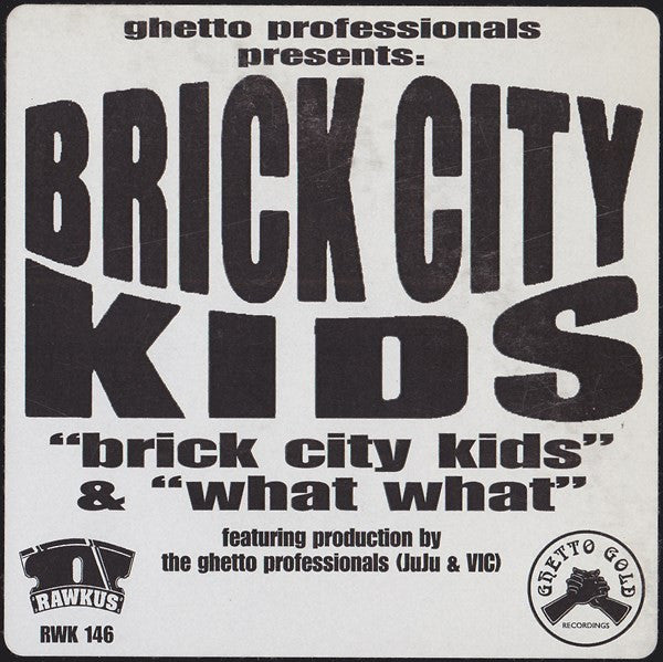 Ghetto Professionals Present: Brick City Kids ~ Brick City Kids (Vinyl) - Djungel & Jazz