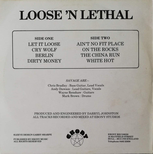 Savage (7) : Loose 'N Lethal (LP, Album)