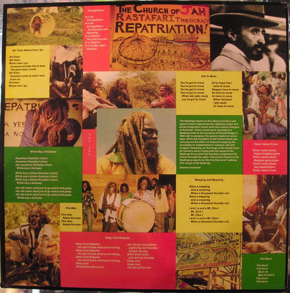 Various : Churchical Chants Of The Nyabingi (LP, Album, RP)