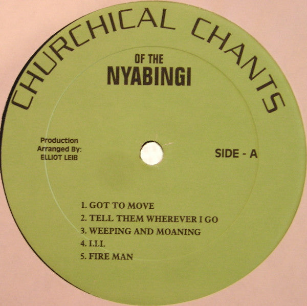 Various : Churchical Chants Of The Nyabingi (LP, Album, RP)