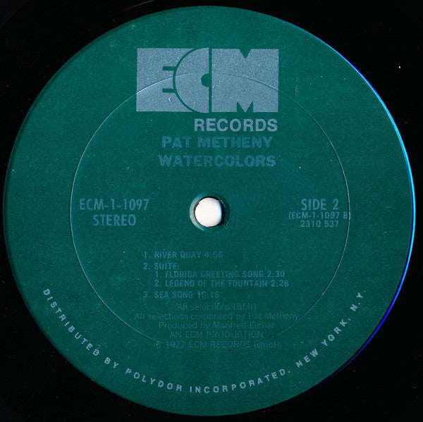Pat Metheny ~ Watercolors (Vinyl) - Djungel & Jazz