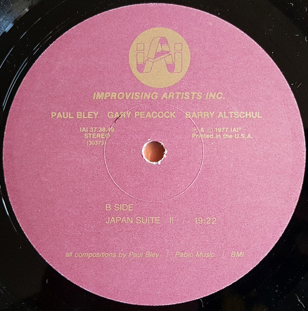 Paul Bley, Gary Peacock, Barry Altschul : Japan Suite (LP, Album)