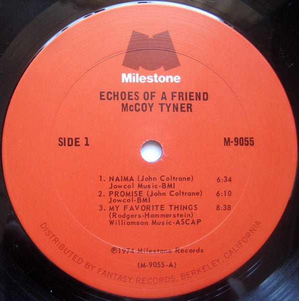 McCoy Tyner ~ Echoes Of A Friend (Vinyl) - Djungel & Jazz