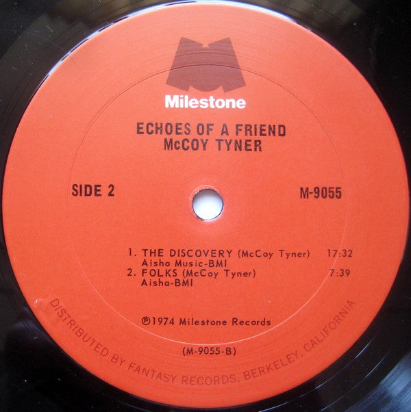 McCoy Tyner ~ Echoes Of A Friend (Vinyl) - Djungel & Jazz
