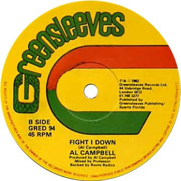 Al Campbell ~ Dance Hall Stylee / Fight I Down (Vinyl) - Djungel & Jazz