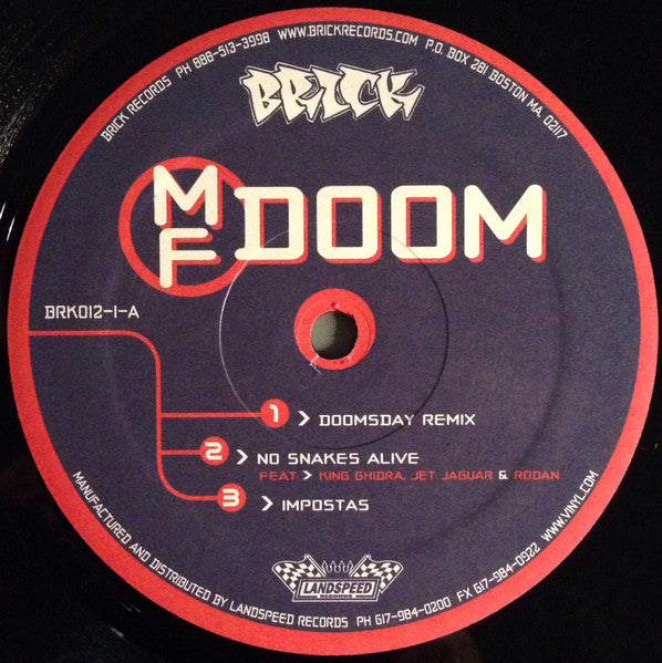 MF Doom / MF Grimm ~ MF (Vinyl) - Djungel & Jazz