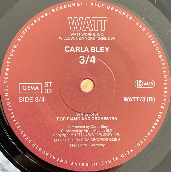 Michael Mantler / Carla Bley ~ 13 & 3/4 (Vinyl) - Djungel & Jazz