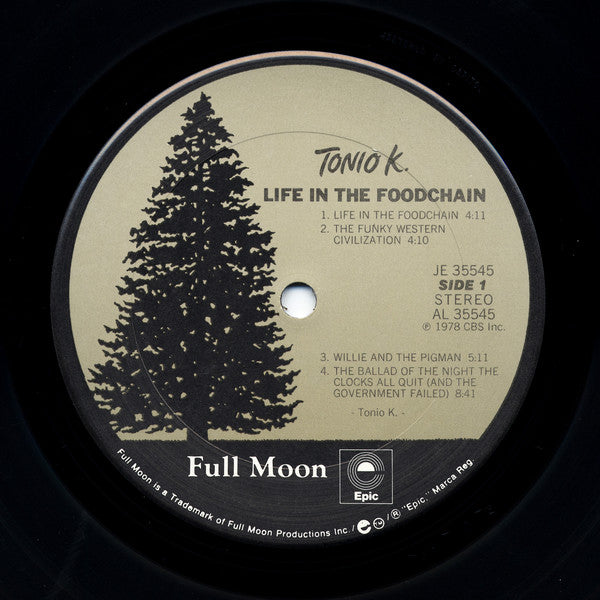 Tonio K. ~ Life In The Foodchain (Vinyl) - Djungel & Jazz