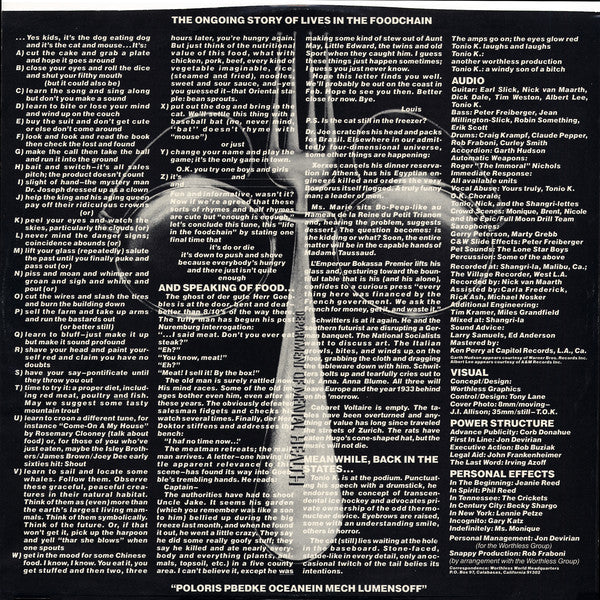 Tonio K. ~ Life In The Foodchain (Vinyl) - Djungel & Jazz