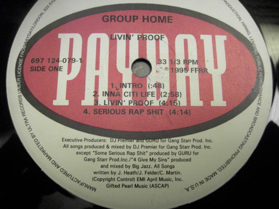 Group Home ~ Livin' Proof (Vinyl) - Djungel & Jazz