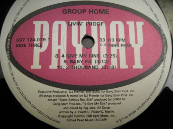 Group Home ~ Livin' Proof (Vinyl) - Djungel & Jazz