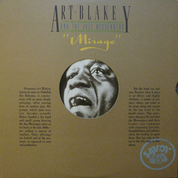 Art Blakey & The Jazz Messengers ~ Mirage (Vinyl) - Djungel & Jazz