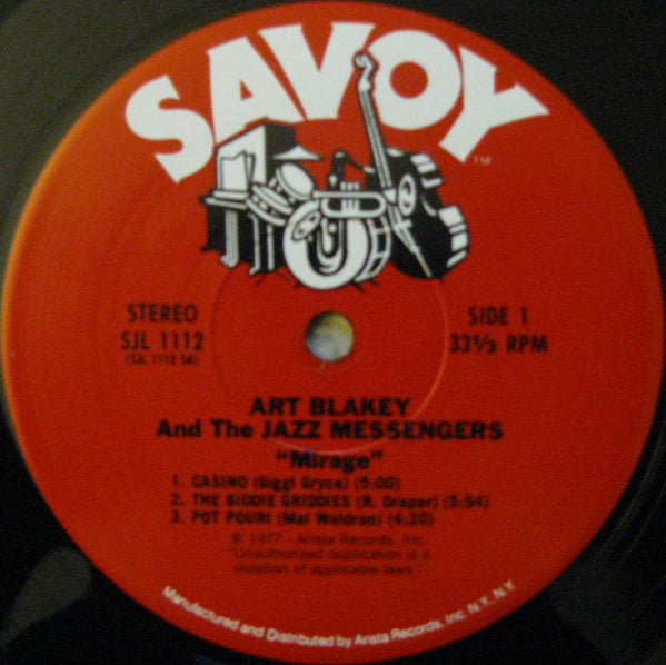 Art Blakey & The Jazz Messengers ~ Mirage (Vinyl) - Djungel & Jazz