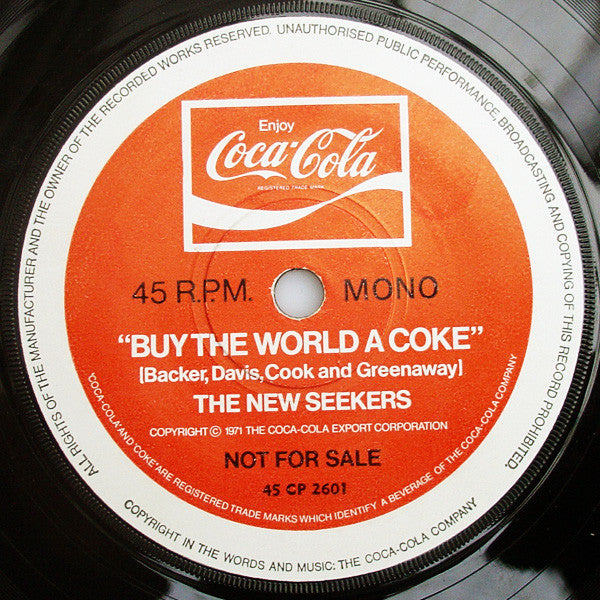 The New Seekers / The Ivor Raymonde Orchestra ~ Buy The World A Coke / It's The Real Thing (Vinyl) - Djungel & Jazz