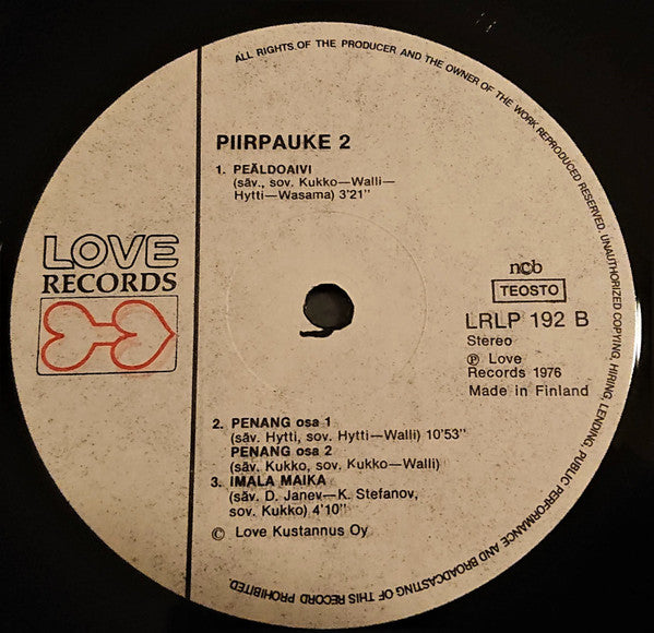 Piirpauke : Piirpauke 2 (LP, Album)