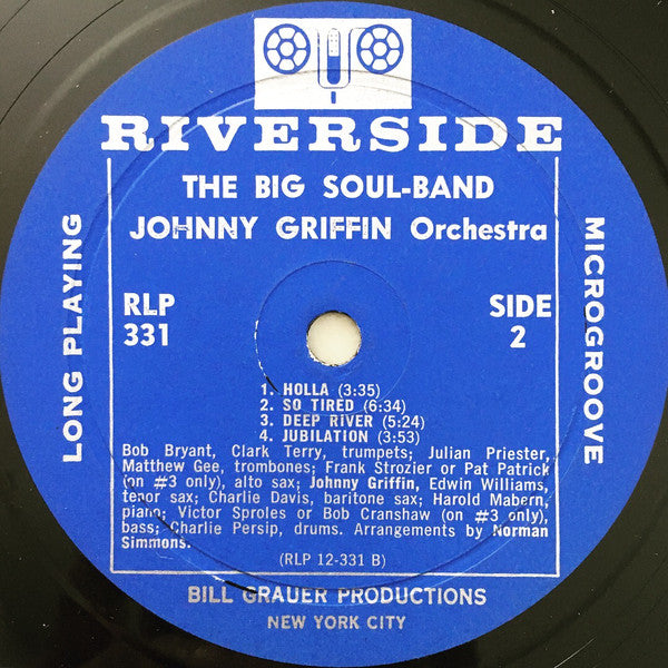 Johnny Griffin Orchestra* : The Big Soul-Band (LP, Album, Mono)