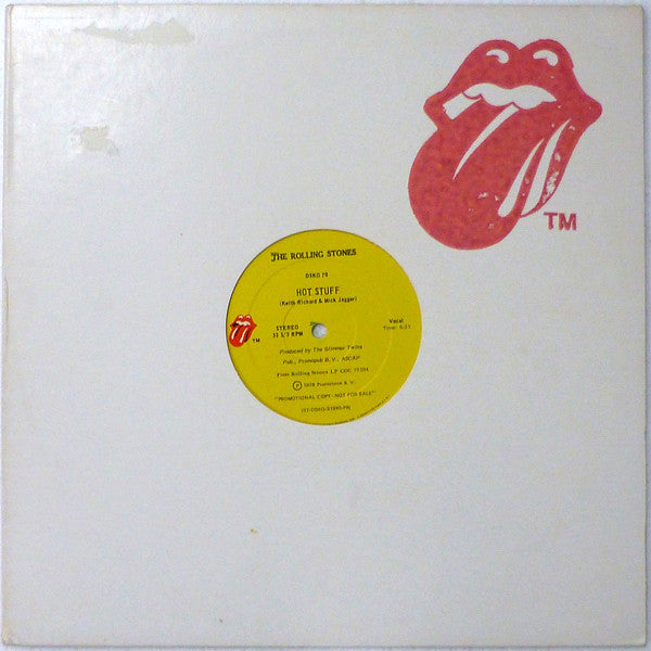 The Rolling Stones : Hot Stuff (12", Promo, Bla)