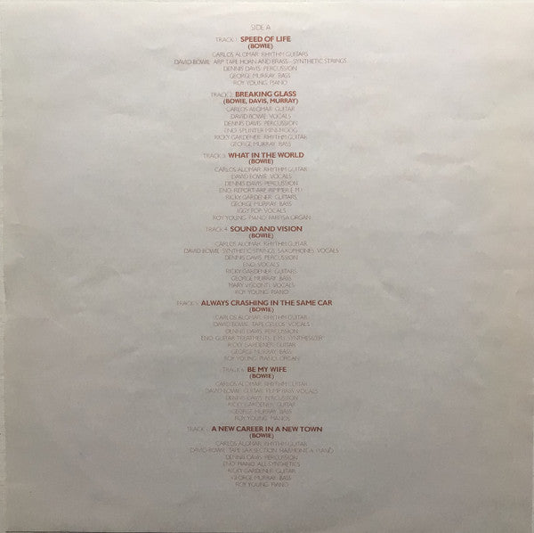 David Bowie ~ Low (Vinyl) - Djungel & Jazz