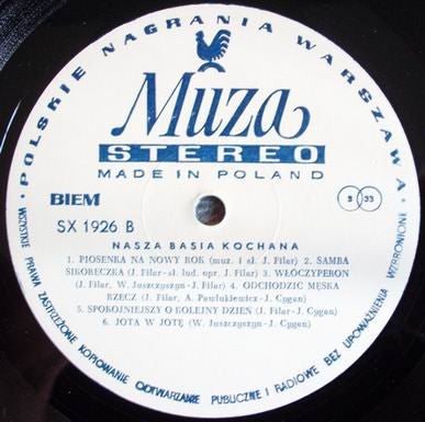 Nasza Basia Kochana ~ Nasza Basia Kochana (Vinyl) - Djungel & Jazz