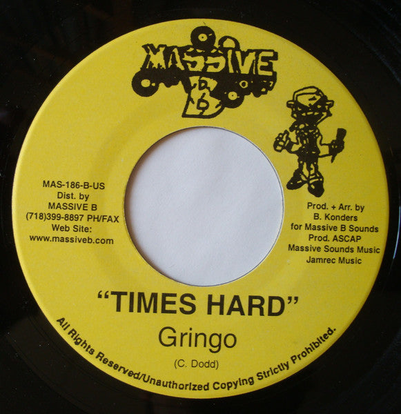 Burro Banton / Gringo (8) : Settle Yourself / Times Hard (7")