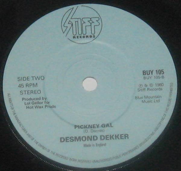 Desmond Dekker : Many Rivers To Cross / Pickney Gal (7")