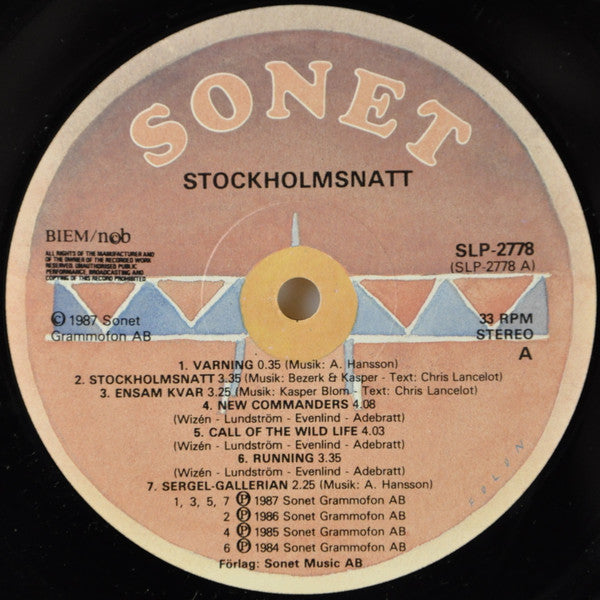 Various : Stockholmsnatt (Musiken Ur Filmen) (LP, Album)