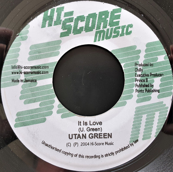 Jah Mason / Utan Green ~ Just Like That / It Is Love (Vinyl) - Djungel & Jazz