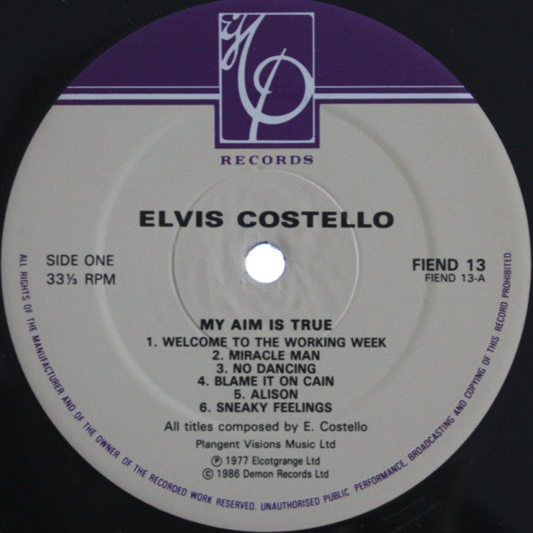 Elvis Costello ~ My Aim Is True (Vinyl) - Djungel & Jazz