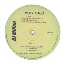 DJ Milton ~ Get That Cash (Vinyl) - Djungel & Jazz