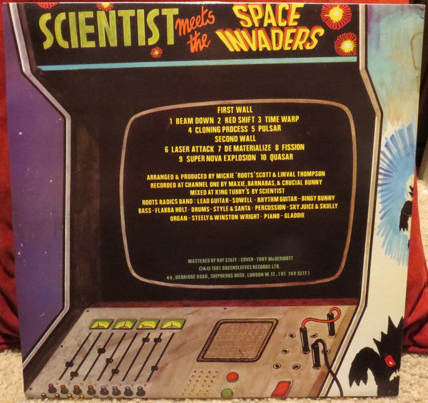 Scientist : Scientist Meets The Space Invaders (LP, Album, RP)