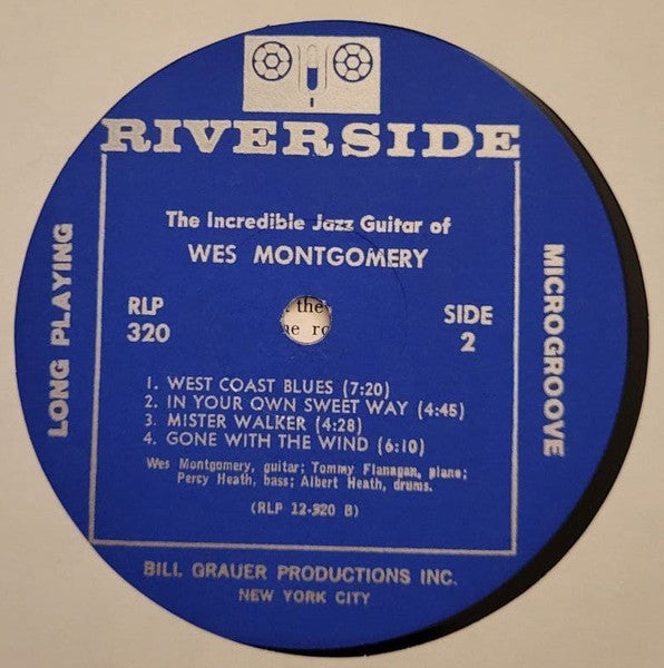 Wes Montgomery ~ The Incredible Jazz Guitar Of Wes Montgomery (Vinyl) - Djungel & Jazz