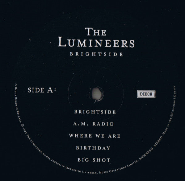 The Lumineers ~ Brightside (Vinyl) - Djungel & Jazz