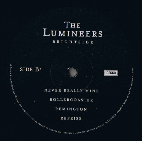 The Lumineers ~ Brightside (Vinyl) - Djungel & Jazz