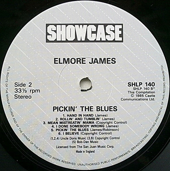 Elmore James : Pickin' The Blues (LP, Comp)