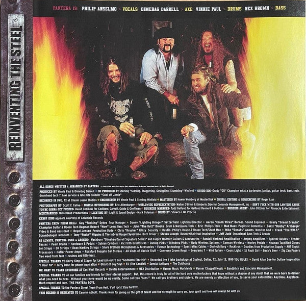 Pantera ~ Reinventing The Steel (Vinyl) - Djungel & Jazz