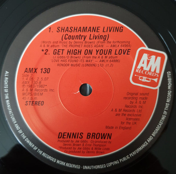 Dennis Brown : Save A Little Love For Me (12")