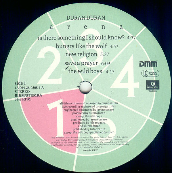 Duran Duran ~ Arena (Vinyl) - Djungel & Jazz