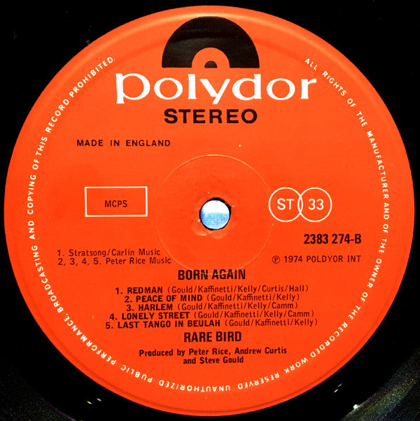 Rare Bird ~ Born Again (Vinyl) - Djungel & Jazz