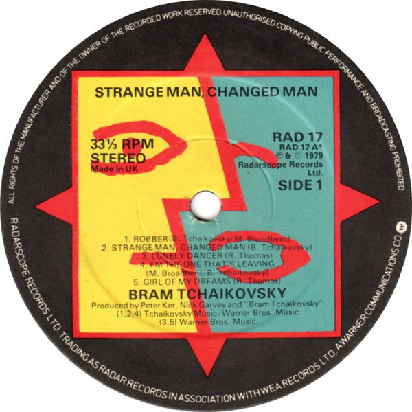 Bram Tchaikovsky ~ Strange Man, Changed Man (Vinyl) - Djungel & Jazz