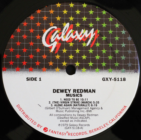 Dewey Redman : Musics (LP, Album)