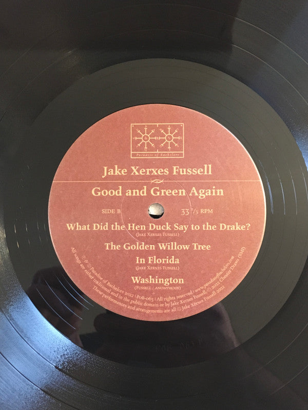 Jake Xerxes Fussell ~ Good and Green Again (Vinyl) - Djungel & Jazz