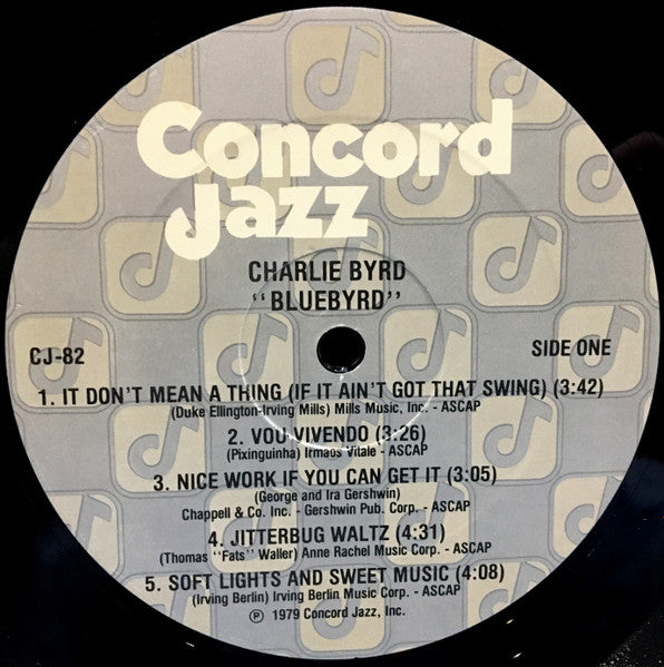 Charlie Byrd ~ Bluebyrd (Vinyl) - Djungel & Jazz