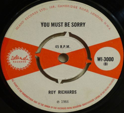Roy Richards : South Viet Nam (7", Single)