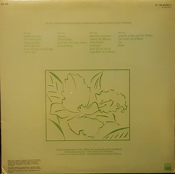 Stevie Wonder ~ Stevie Wonder's Journey Through The Secret Life Of Plants (Vinyl) - Djungel & Jazz