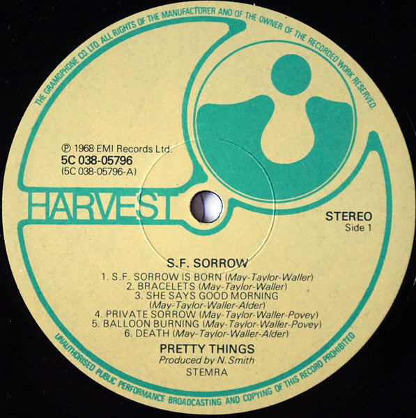 The Pretty Things ~ S.F. Sorrow (Vinyl) - Djungel & Jazz