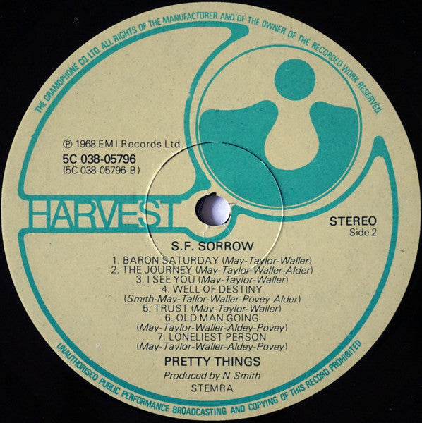 The Pretty Things ~ S.F. Sorrow (Vinyl) - Djungel & Jazz