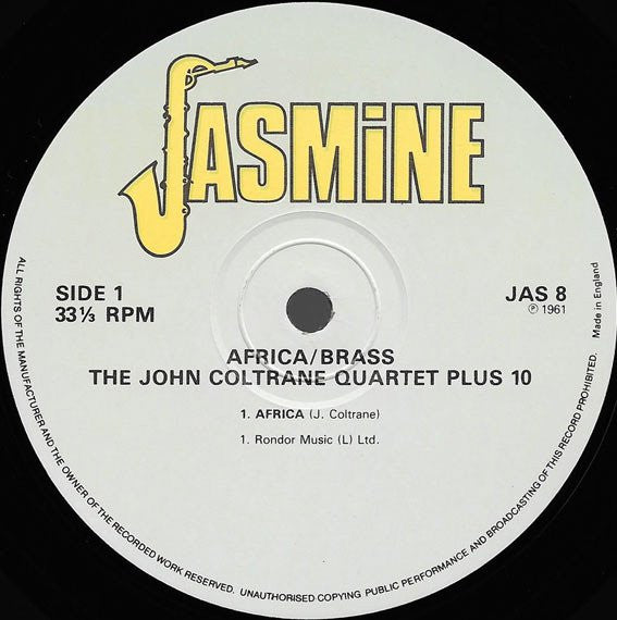 The John Coltrane Quartet ~ Africa/Brass (Vinyl) - Djungel & Jazz